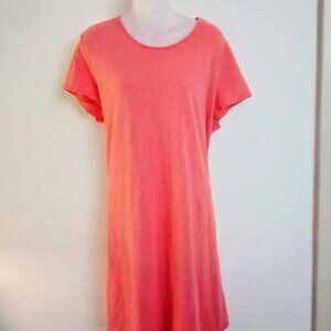 Gap Coral Cutout back T-Shirt Dress